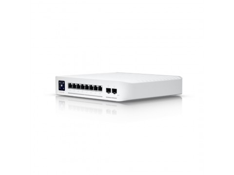 Ubiquiti Enterprise Layer 3, PoE switch with (8) 2.5GbE, 802.3at PoE+ RJ45 ports and (2) 10G SFP+ ports