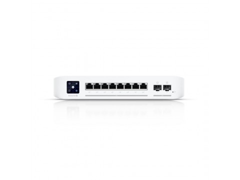 Ubiquiti Enterprise Layer 3, PoE switch with (8) 2.5GbE, 802.3at PoE+ RJ45 ports and (2) 10G SFP+ ports