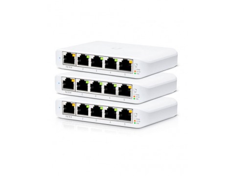 Набор UniFi Switch Flex Mini 3-pack [USW-Flex-Mini-3]