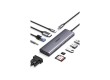 Мультифункциональный адаптер Ugreen CM498/15601 Type-C 10 в 1 Серый