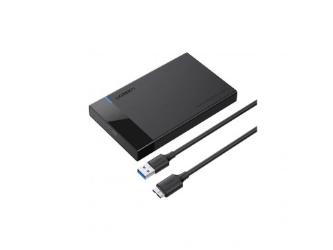 Кейс для подключения жестких дисков Ugreen US221/30848 USB3.0A на 2.5 SATA Черный