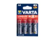 Батарейка VARTA Longlife Power Max Mignon 1.5V - LR6/ AA 4 шт в блистере