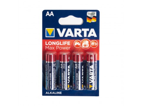 Батарейка VARTA Longlife Power Max Mignon 1.5V - LR6/ AA 4 шт в блистере