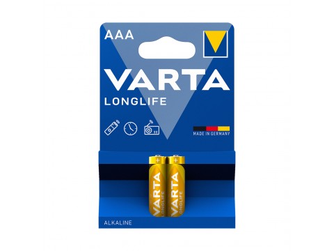 Батарейка VARTA Longlife Micro 1.5V - LR03/ AAA (2 шт)