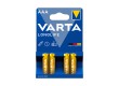 Батарейка VARTA Longlife Micro 1.5V - LR03/ AAA (4 шт)