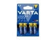 Батарейка VARTA Longlife Power Mignon 1.5V - LR6/AA 4 шт в блистере