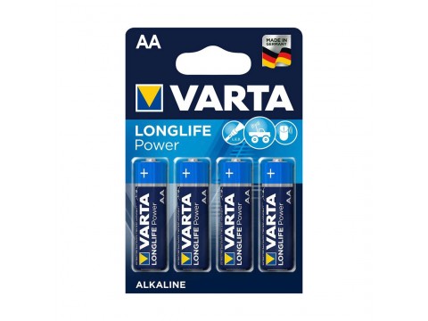 Батарейка VARTA Longlife Power Mignon 1.5V - LR6/AA 4 шт в блистере
