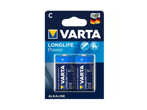 Батарейка VARTA Longlife Power 1.5V - LR14/ C (2 шт) в блистере