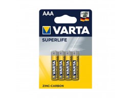 Батарейка VARTA Superlife (Super Heavy Duty) Micro 1.5V - R03P/AAA 4 шт. в блистере