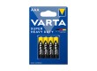 Батарейка VARTA Superlife (Super Heavy Duty) Micro 1.5V - R03P/AAA 4 шт. в блистере