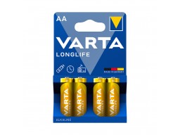 Батарейка VARTA Longlife Mignon 1.5V - LR6/AA 4 шт в блистере