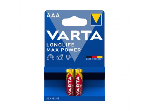 Батарейка VARTA Longlife Power Max Micro 1.5V - LR03/ AAA (2 шт)