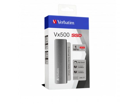 Внешний SSD диск Verbatim VX500 47444 1TB Серый