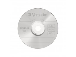 Диск DVD-R Verbatim (43547) 4.7GB 1штука Незаписанный