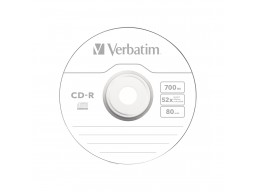 Диск CD-R Verbatim (43351) 700MB 50штук Незаписанный