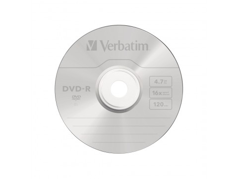 Диск DVD-R Verbatim (43523) 4.7GB 10штук Незаписанный