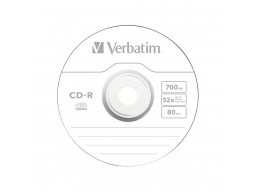 Диск CD-R Verbatim (43432) 700MB 25штук Незаписанный