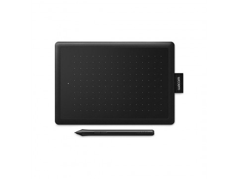 Графический планшет Wacom, One by Wacom (CTL-472-S), чёрный, снижена цена