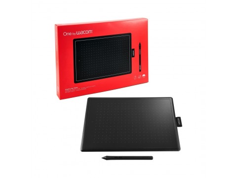 Графический планшет Wacom One Medium, CTL-672-S, Чёрный, 0.71 кг