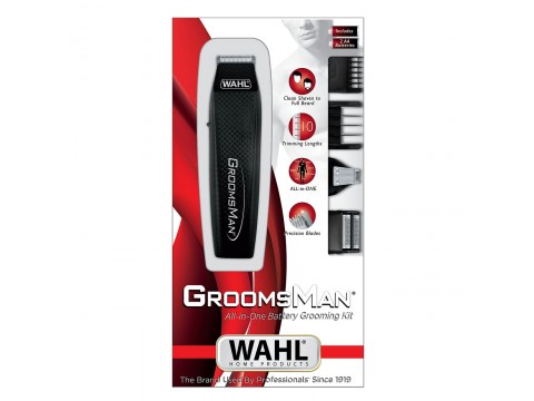 Триммер для усов и бороды Wahl Groomsman All in 1 Trimmer черный