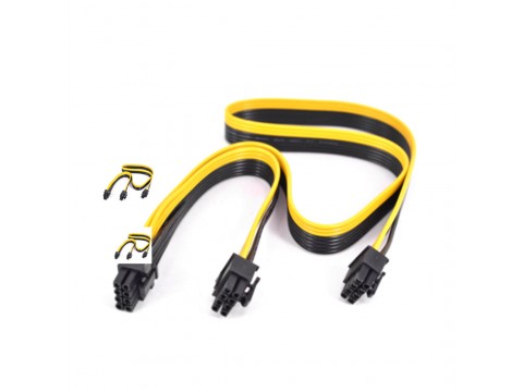 Кабель питания X-Game PCI-e 8Pin To 2 Port 6+2 Pin Mix