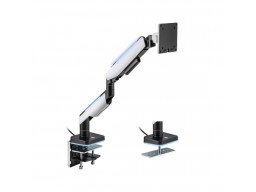 Настольный кронштейн с газлифтом XG MGG-1749 white для 1 монитора (17"-49") Белый