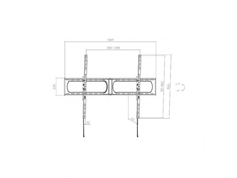 Кронштейн XG WA-37140T для ТВ и мониторов 37"-140"
