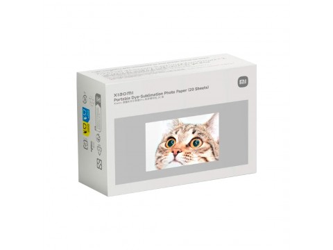 Фотобумага Xiaomi Portable Dye-Sublimation Photo Paper 20 Sheets