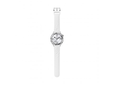 Комплект из ремешка и безеля для часов Xiaomi Watch S4 Bezel and Strap Kit-Liquid Silver