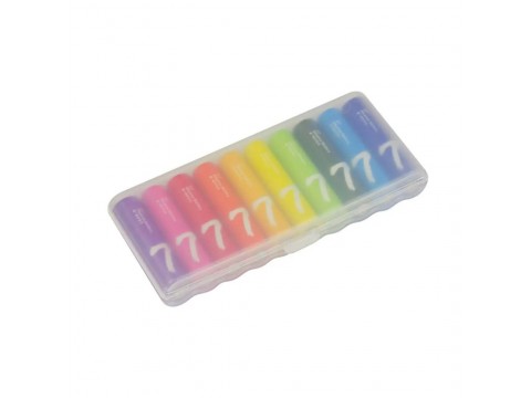 Батарейки Xiaomi AAA Rainbow Batteries (10 штук в упаковке)