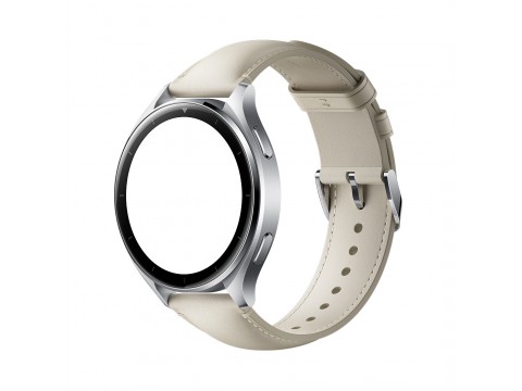 Кожаный ремешок Xiaomi Watch Leather Strap White
