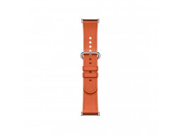 Кожаный сменный браслет Xiaomi Leather Quick Release Strap Coral orange