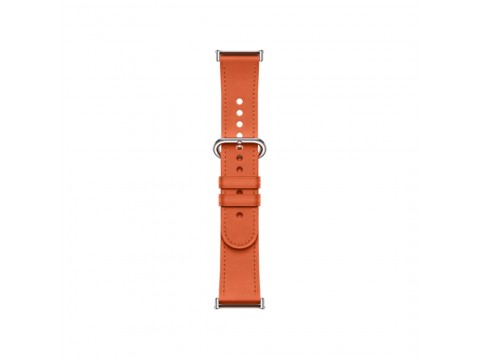 Кожаный сменный браслет Xiaomi Leather Quick Release Strap Coral orange
