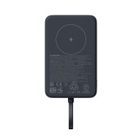 Портативный внешний аккумулятор Xiaomi 33W Magnetic Power Bank 10000mAh (Integrated Cable) Dark Gray