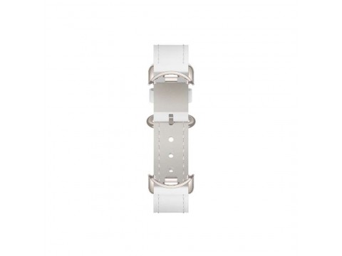 Сменный кожаный браслет для Xiaomi Smart Band 9 Ceramic White