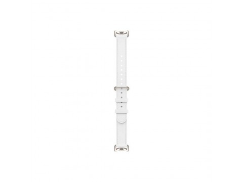 Сменный кожаный браслет для Xiaomi Smart Band 9 Ceramic White