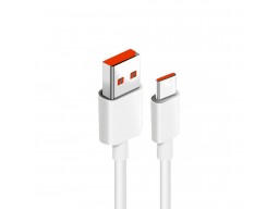 Интерфейсный кабель Xiaomi 6A Type-A to Type-C Cable Белый