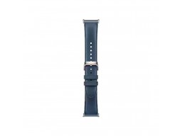 Кожаный сменный браслет Xiaomi Leather Quick Release Strap Glacier Blue