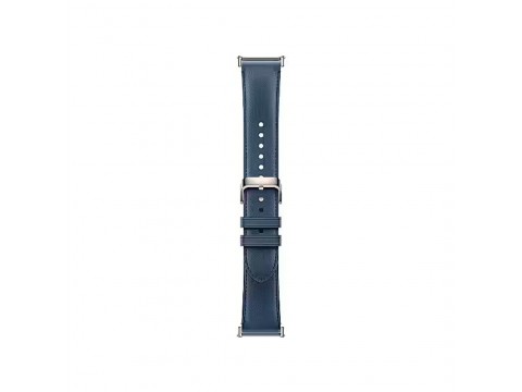 Кожаный сменный браслет Xiaomi Leather Quick Release Strap Glacier Blue