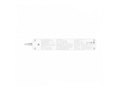 Удлинитель Xiaomi 20W Power Strip (2C1A) EU