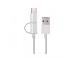 Интерфейсный кабель Xiaomi 100cm MICRO USB and Type-C Белый