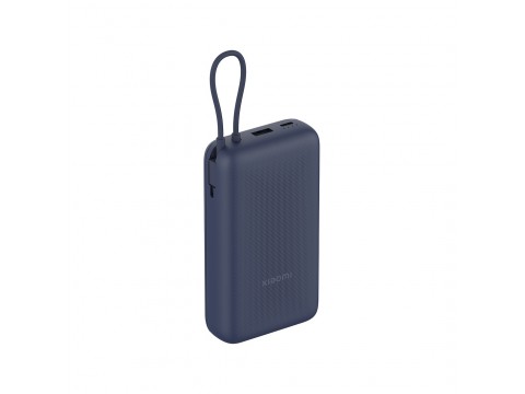 Портативный внешний аккумулятор Xiaomi 33W Power Bank 20000mAh (Integrated Cable) Blue GL