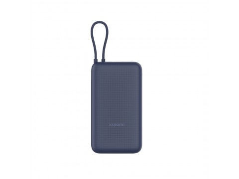 Портативный внешний аккумулятор Xiaomi 33W Power Bank 20000mAh (Integrated Cable) Blue GL