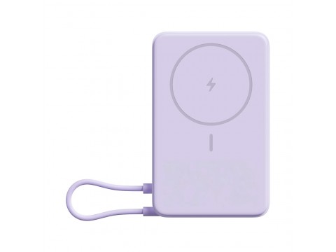 Портативный внешний аккумулятор Xiaomi Magnetic Power Bank 10000 with Built-in Stand Purple