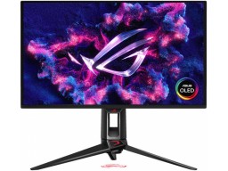 Монитор ASUS PG27UCDM OLED,27",16:9 UHD(3840x2160x240Hz),450cd/m2,HDR10,1.5M:1,178/178,0.03ms,DP,2xHDMI,USBC 90W