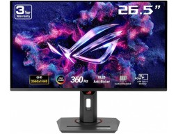 Монитор ASUS XG27ACDNG / 26.5 OLED / 16:9 / 2560x1440 / 360Hz / 1.5M:1 / 0.03ms / 2xHDMI / DP / USB hub / HDR10