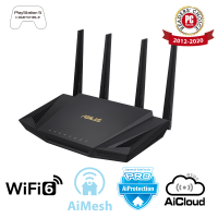 Двухдиапазонный маршрутизатор ASUS RT-AX58U/Wi-Fi 6 (802.11ax)/MU-MIMO/OFDMA/AiProtection Pro/AiMesh
