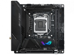 Сист. плата ASUS ROG STRIX Z590-I GAMING WIFI, Z590, 1200, 2xDIMM DDR4, PCI-E x16, M.2, 4xSATA, HDMI, WIFI6, BOX