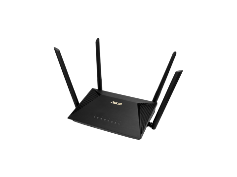 Wi-Fi Роутер ASUS RT-AX53U, Wi-Fi 6, 802.11ax, AX1800, 1x1Gb WAN, 3x1Gb LAN, USB 2.0