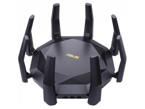 Wi-Fi Роутер ASUS RT-AX89X, Wi-Fi 6, 802.11ax, AX6000, 1x10Gb WAN, 8x1Gb LAN, USB 3.1, SFP+